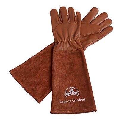 Legacy Gardens Leather Gardening Gloves