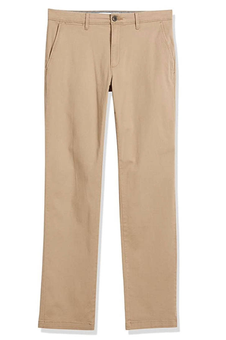 Slim-Fit Casual Stretch Khaki Pants