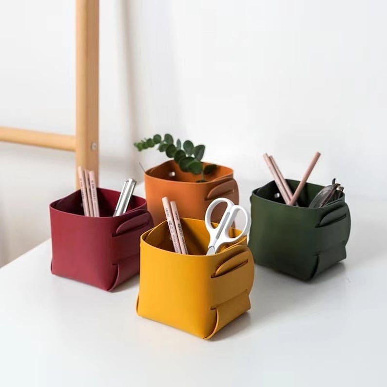 Leather Storage Organizer