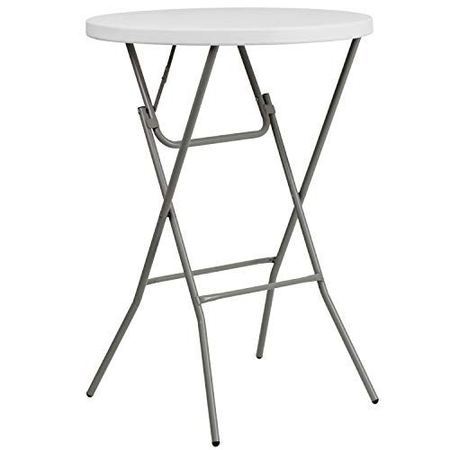 Flash Furniture 2.6-Foot Round Bar Height Folding Table