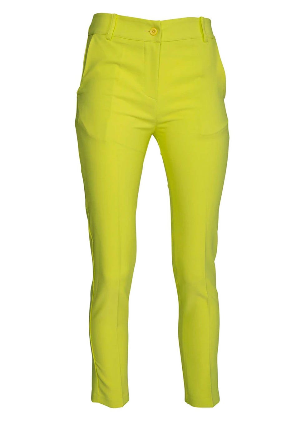 Pantalón de vestir de mujer liso con bolsillos