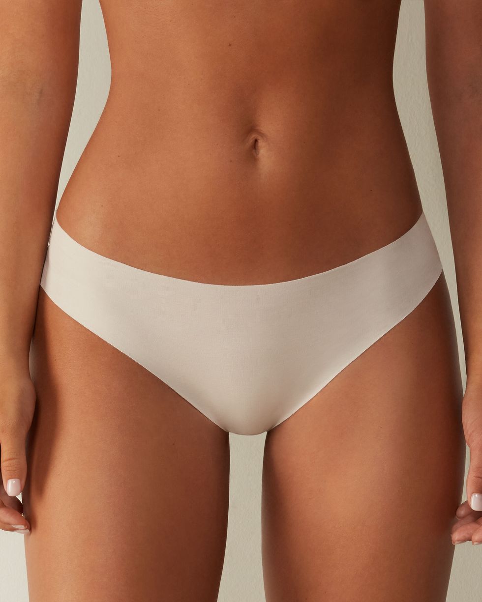 Intimissimi White Cotton Thong With Side Straps