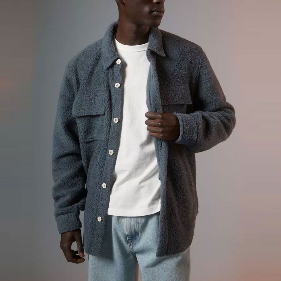 Standard Cloth Piled Fleece Shirt Jacket