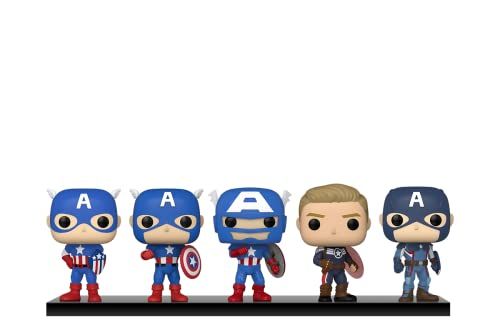 5 figuras Capitán  América