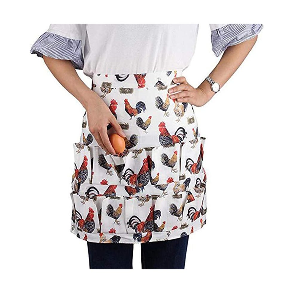 Chicken Eggs Apron With Pockets Apron For Fresh Eggs Collecting Gathering  Apron Rooster Chicken Themed Gifts Unisex Apron