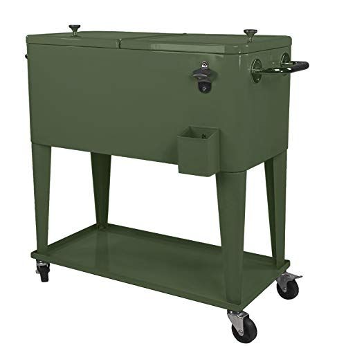 Rolling Cooler Ice Chest Cart
