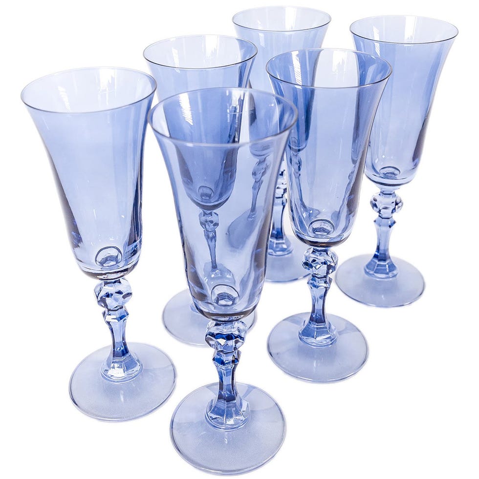 Ester colored glass set of 6 Ester colored glass set of 6