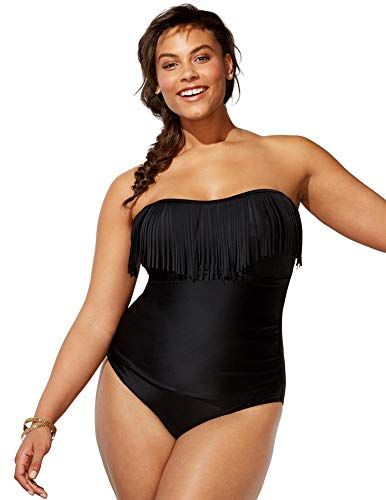 ESPRLIA Women's Plus Two Piece Tankini with Shorts Tummy Control Swimwear Bathing Suit Swimsuits 