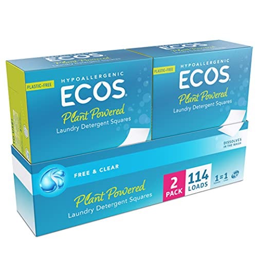 Plastic-Free Laundry Detergent Squares