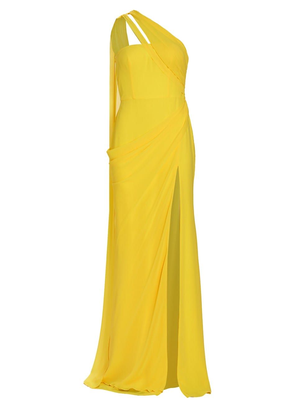 Black Halo Eve Yellow Floral online Dress - Retail $595