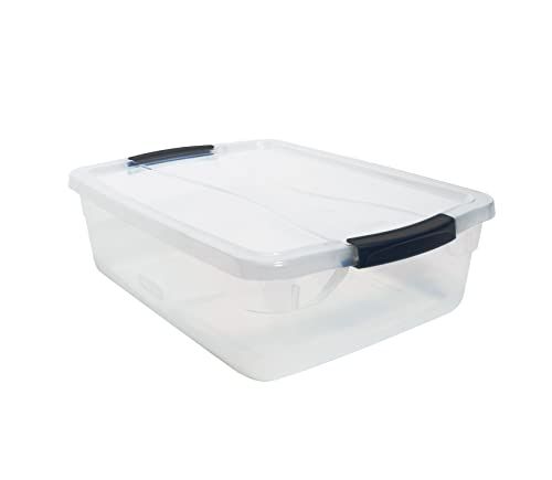 16-Quart Stackable Plastic Storage Containers