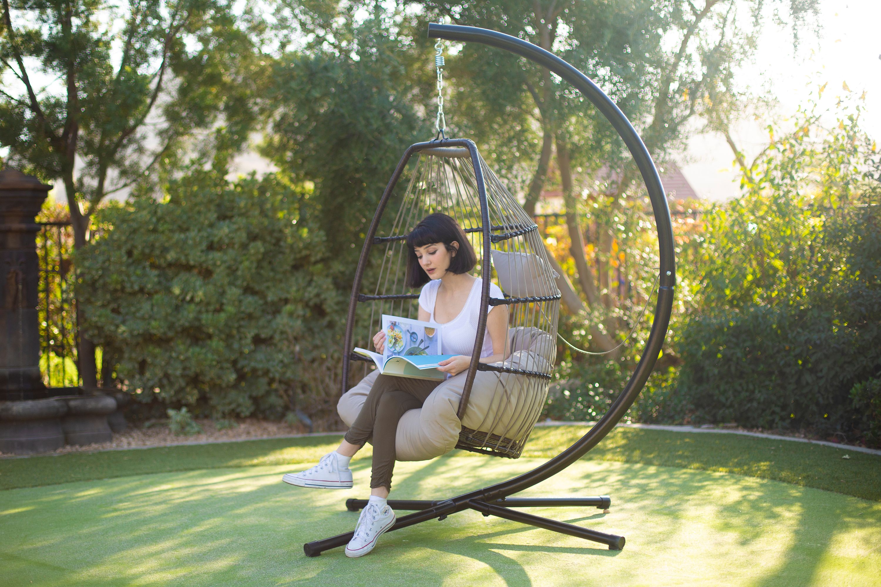 hammock chair backyard