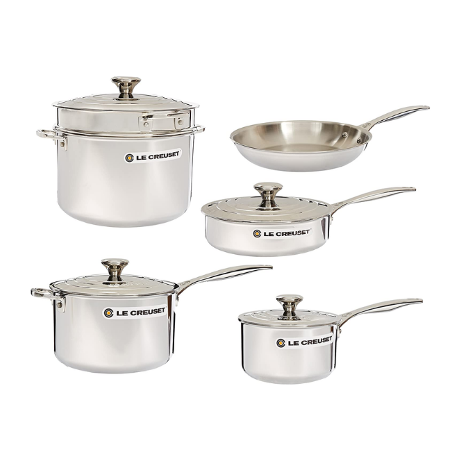 Stainless-Steel 10-Piece Set