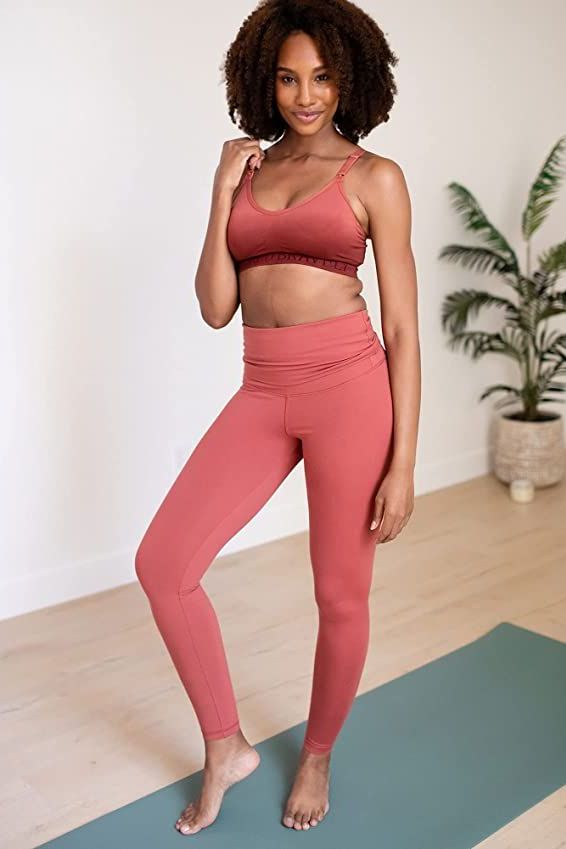 Maternity Plus Size Solid Color High Waisted Leggings