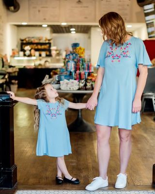 The Pioneer Woman Mom and Me Embroidered Dress
