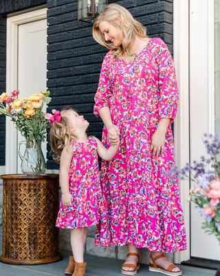 The Pioneer Woman Mommy and Me Printed Tiered Maxi Dress