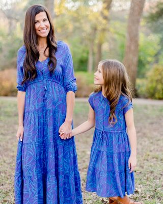The Pioneer Woman Mommy and Me Printed Tiered Maxi Dress