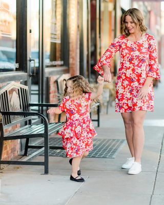 The Pioneer Woman Mommy and Me Ruffle Knit Dress
