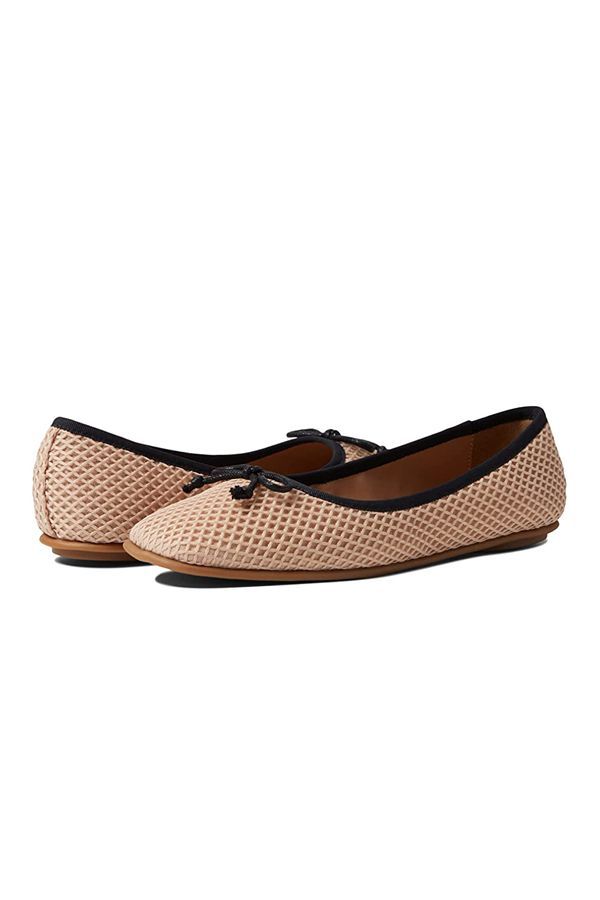 L@YC Women Flat Shoes Spring and Autumn Comfortable Leather Flat with Leather Bow Knot Office