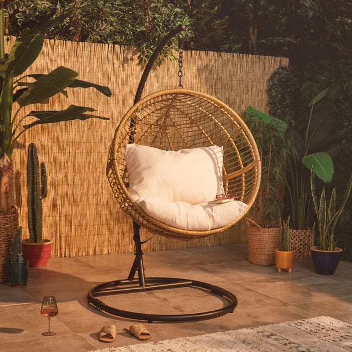 Rattan Hanging Egg Chair
