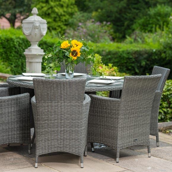 argos 6 seater garden table