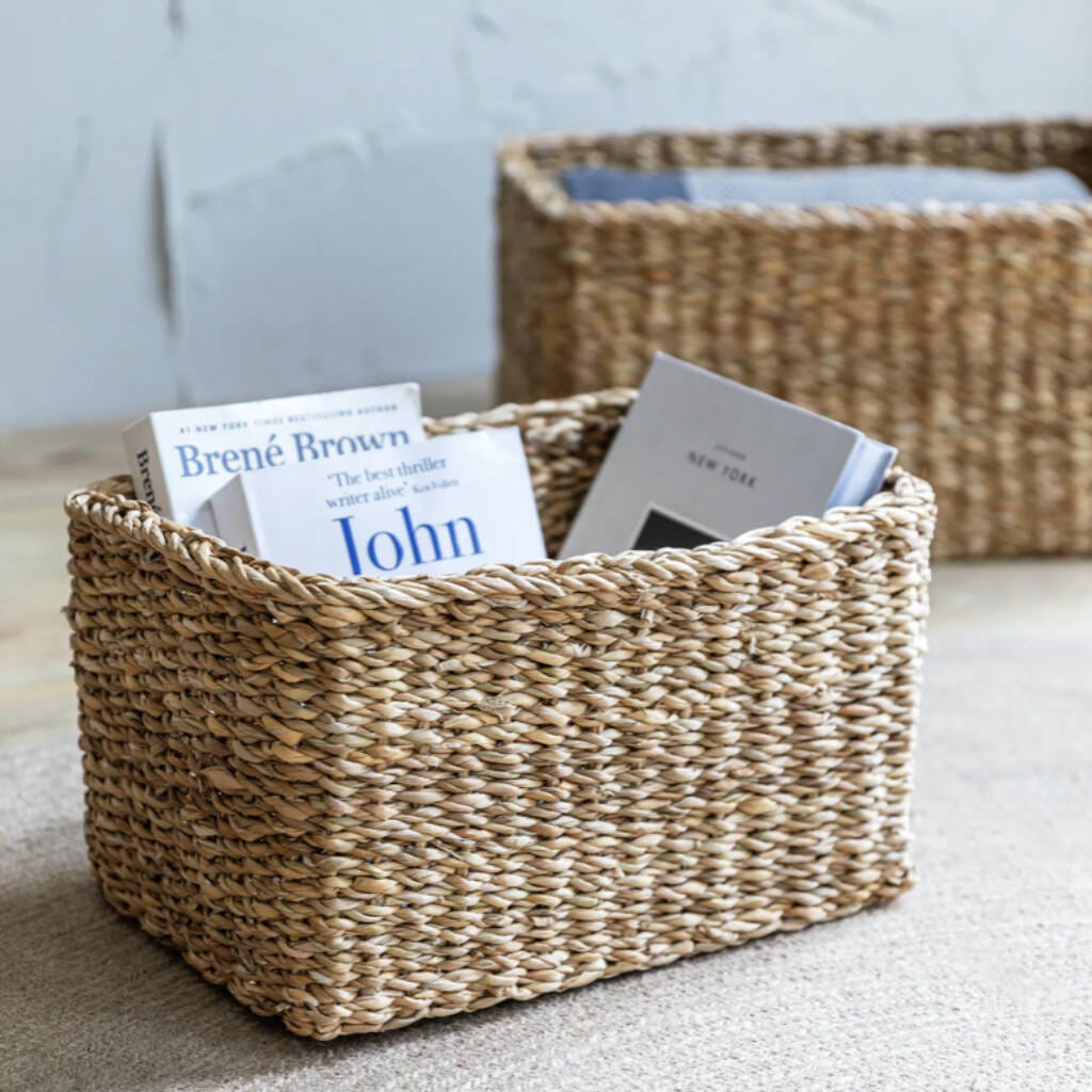 Seagrass Rectangular Basket