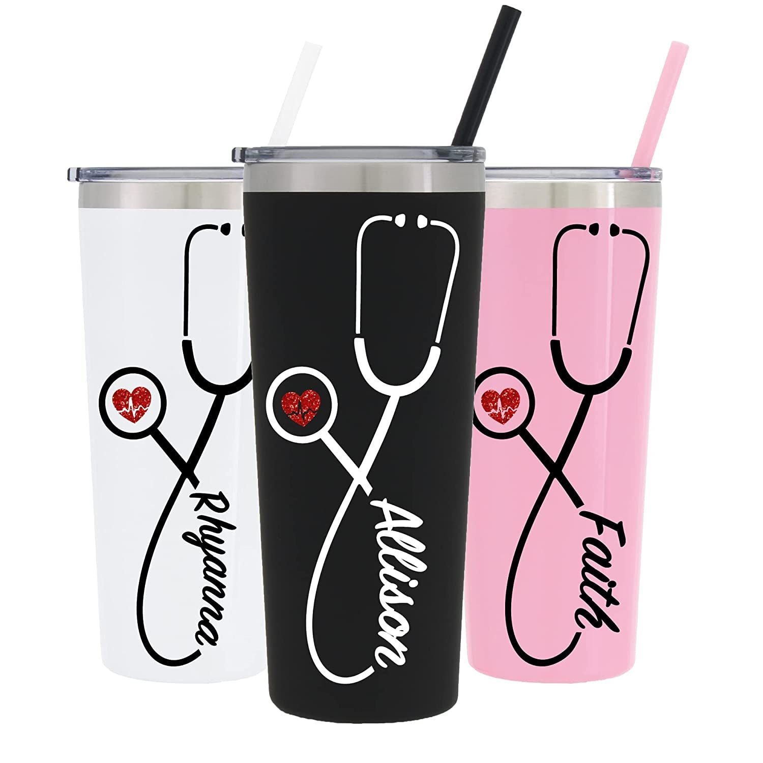 stainless steel Funny Tumbler gift for her straw and lid personalized gift custom gift for him