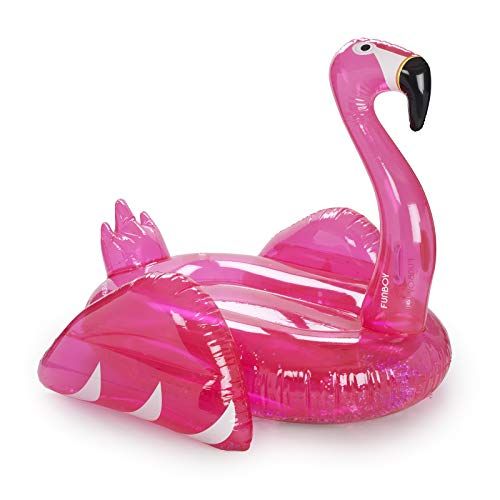 Glitter Flamingo Pool Float