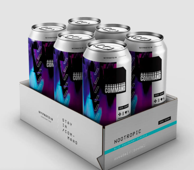 Command Cans 6 Pack - Blue Raspberry