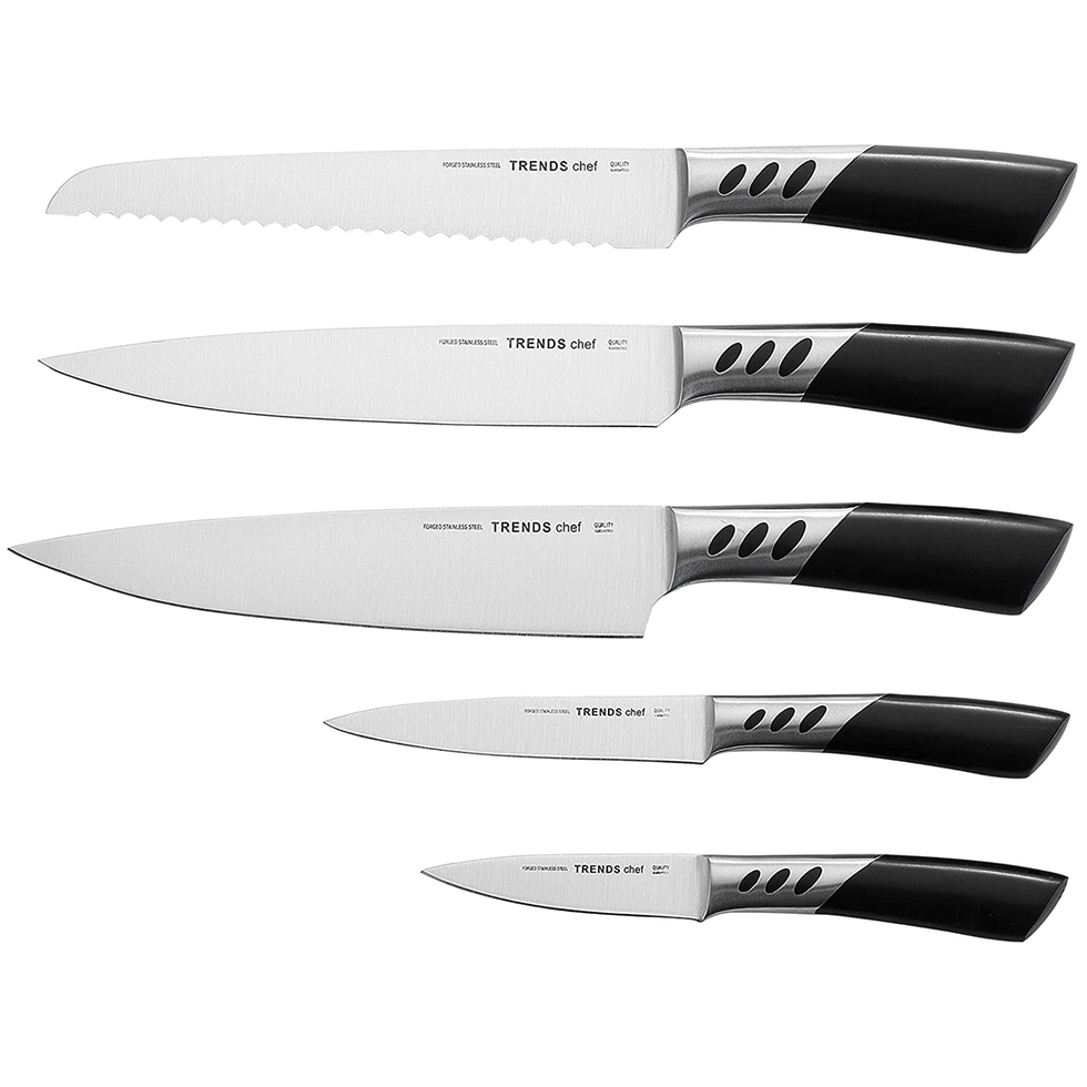 Trends Home 5-Piece Kitchen Knife Set