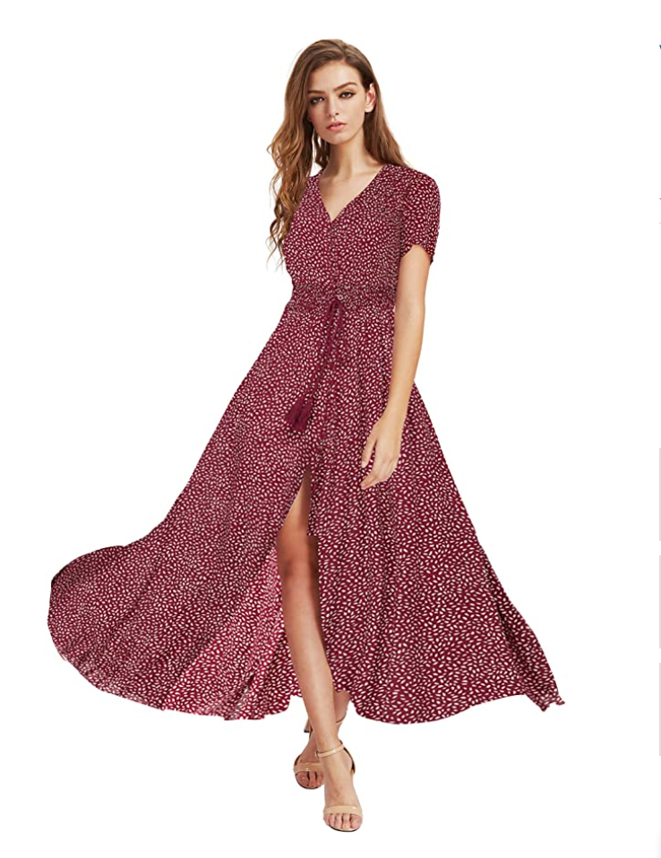 Button Up Maxi Dress