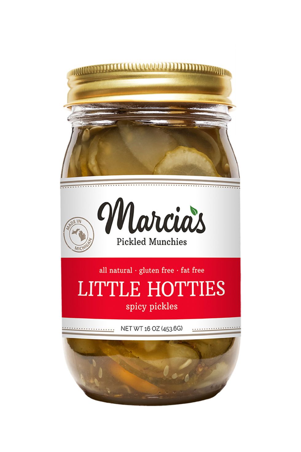 Little Hotties Spicy Bread and Butter Pickles, Pack of 2