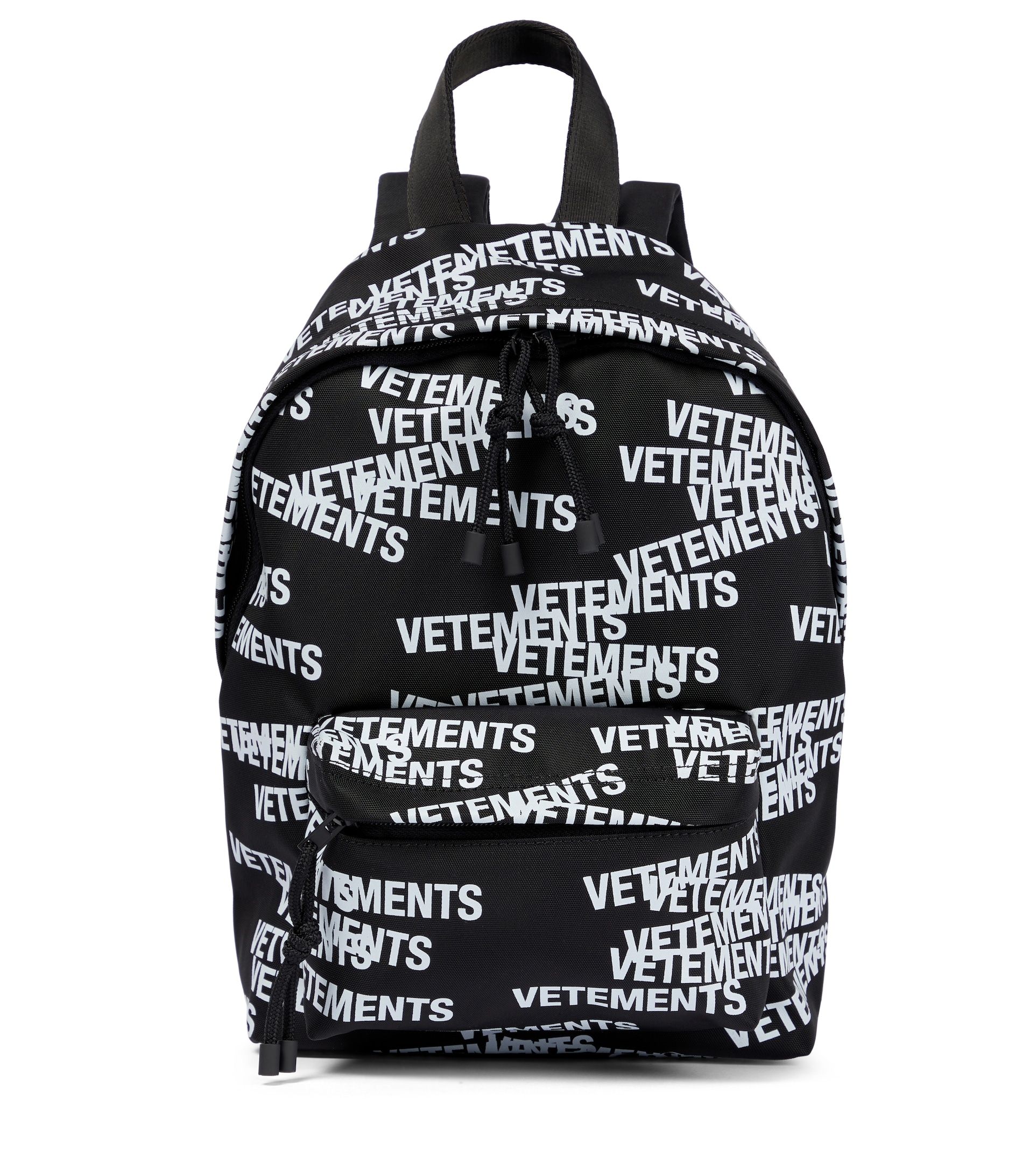 black designer backpack