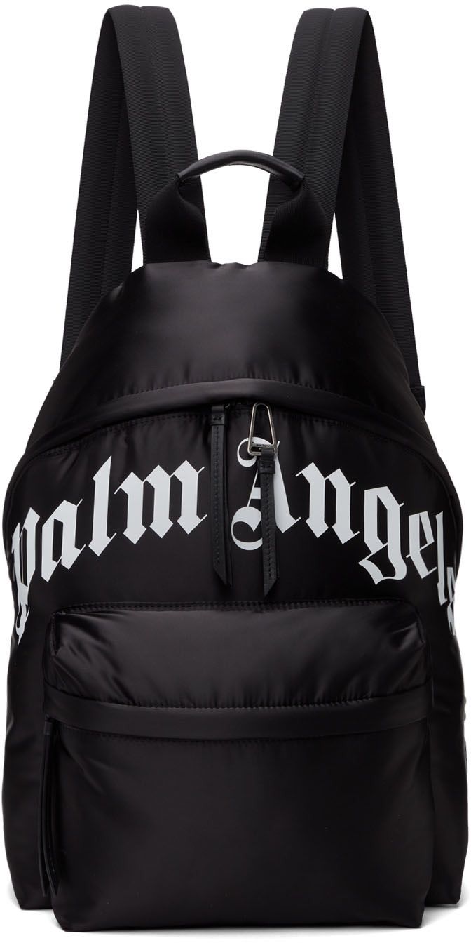 black designer backpack