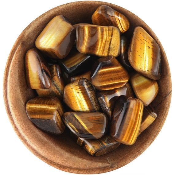 Gold Tiger’s-Eye Ethically Sourced Tumbled Stone