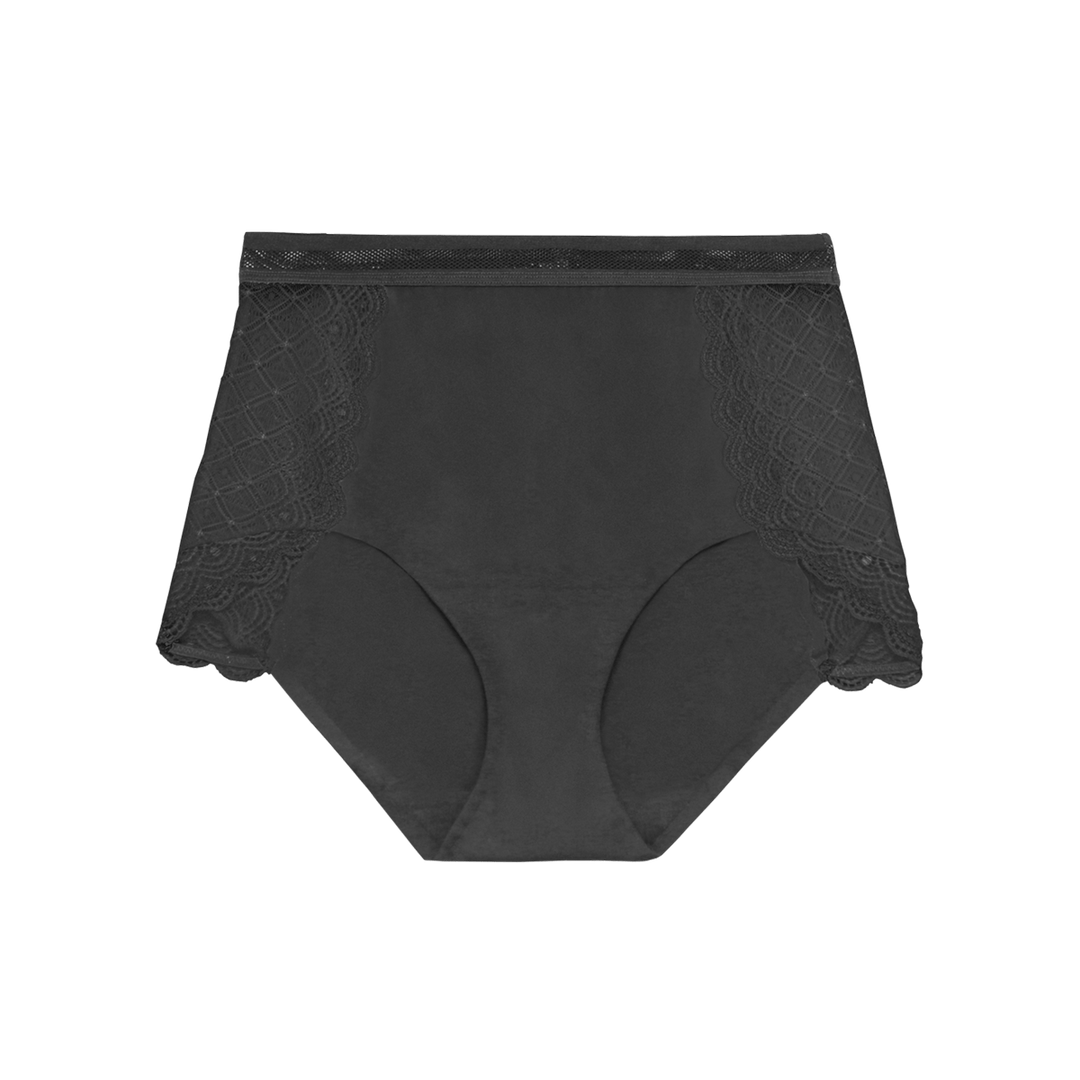 Black Lacey Bikini Panty By Estonished