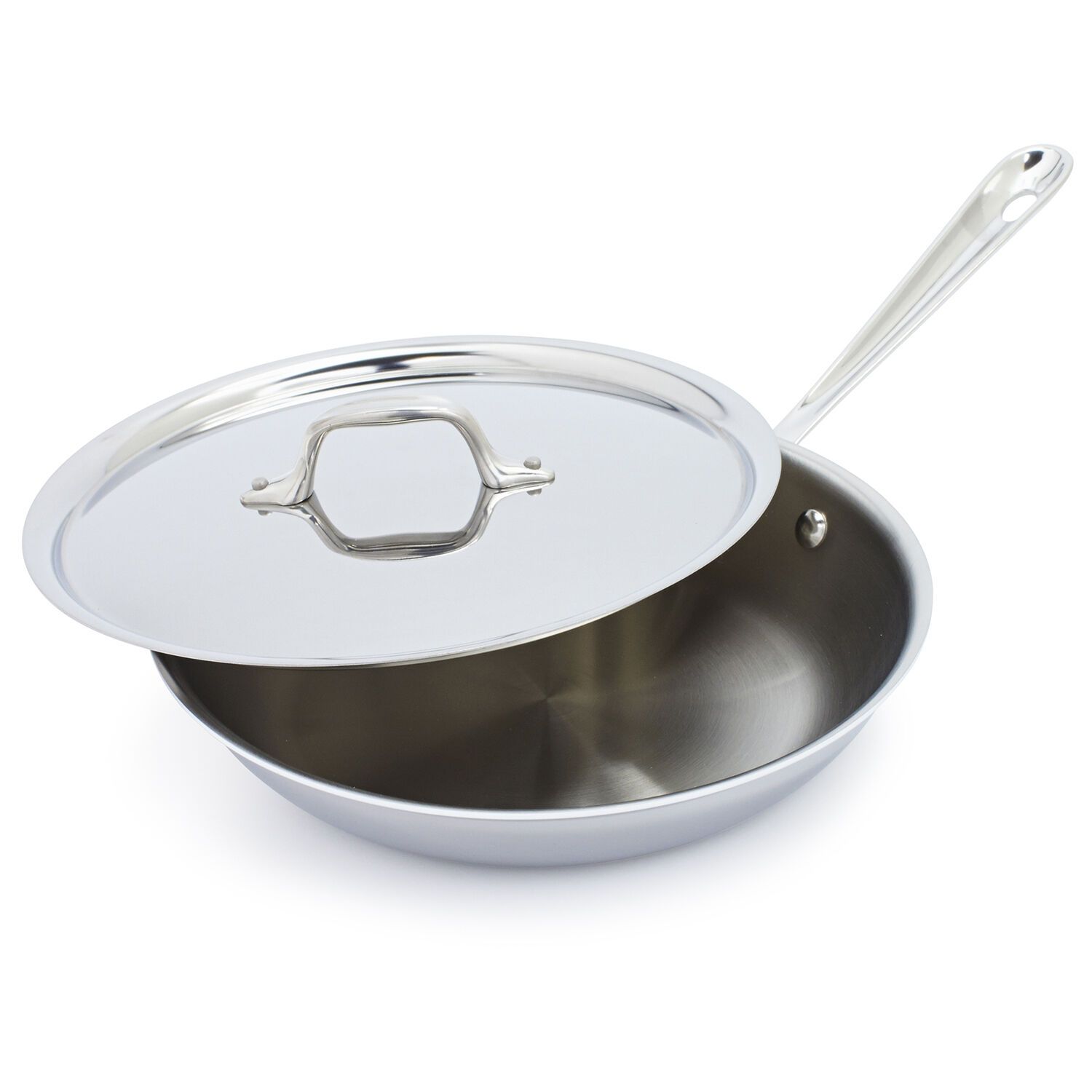 D3 Stainless-Steel Skillet with Lid
