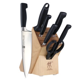 Four Star 8-Piece Knife Block Set Four Star 8-Piece Knife Block Set
