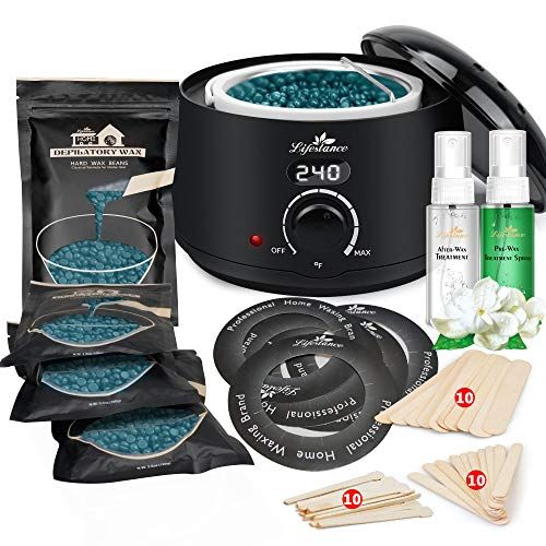 VENNCO Wax warmer Home Waxing Hair Removal kit Brazilian Melting Pot with  5 Bags Hard  Amazonin Health  Personal Care