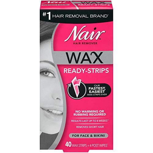 Nair Hair Remover Wax Ready-Strips for Face & Bikini