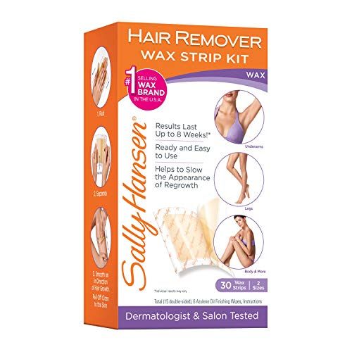 Sally Hansen Hair Remover Wax Strip Kit for Body