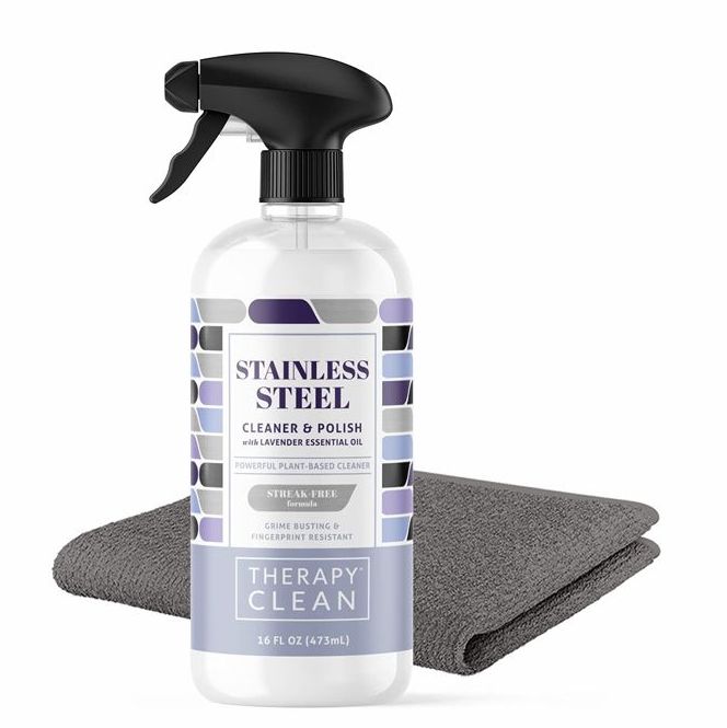 Stainless-Steel Cleaner & Polish with Microfiber Cloth