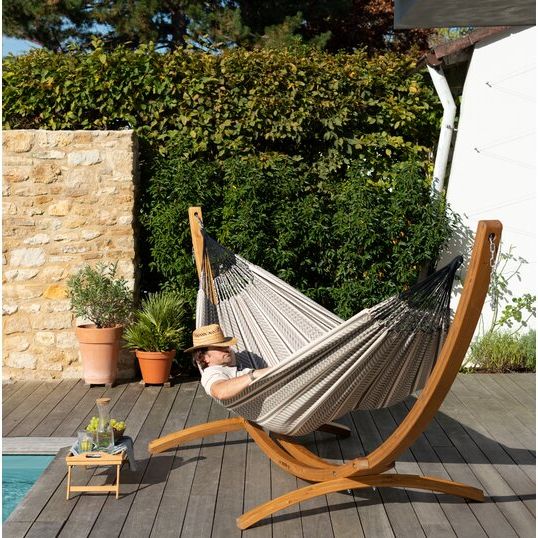 Elipso Nature Larch Wood Hammock Stand