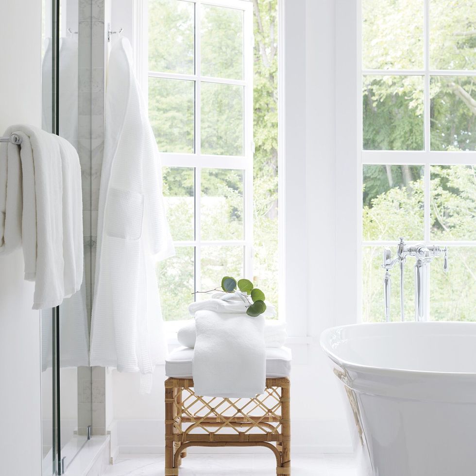 Sonoma Turkish Cotton Bath Collection in White, Bath Towel | Serena & Lily
