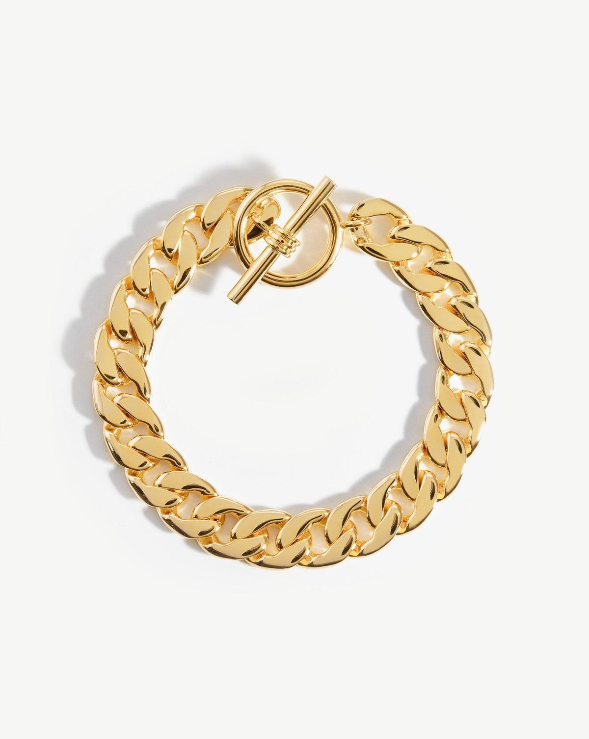 Lucy williams gold t deals bar chunky chain necklace