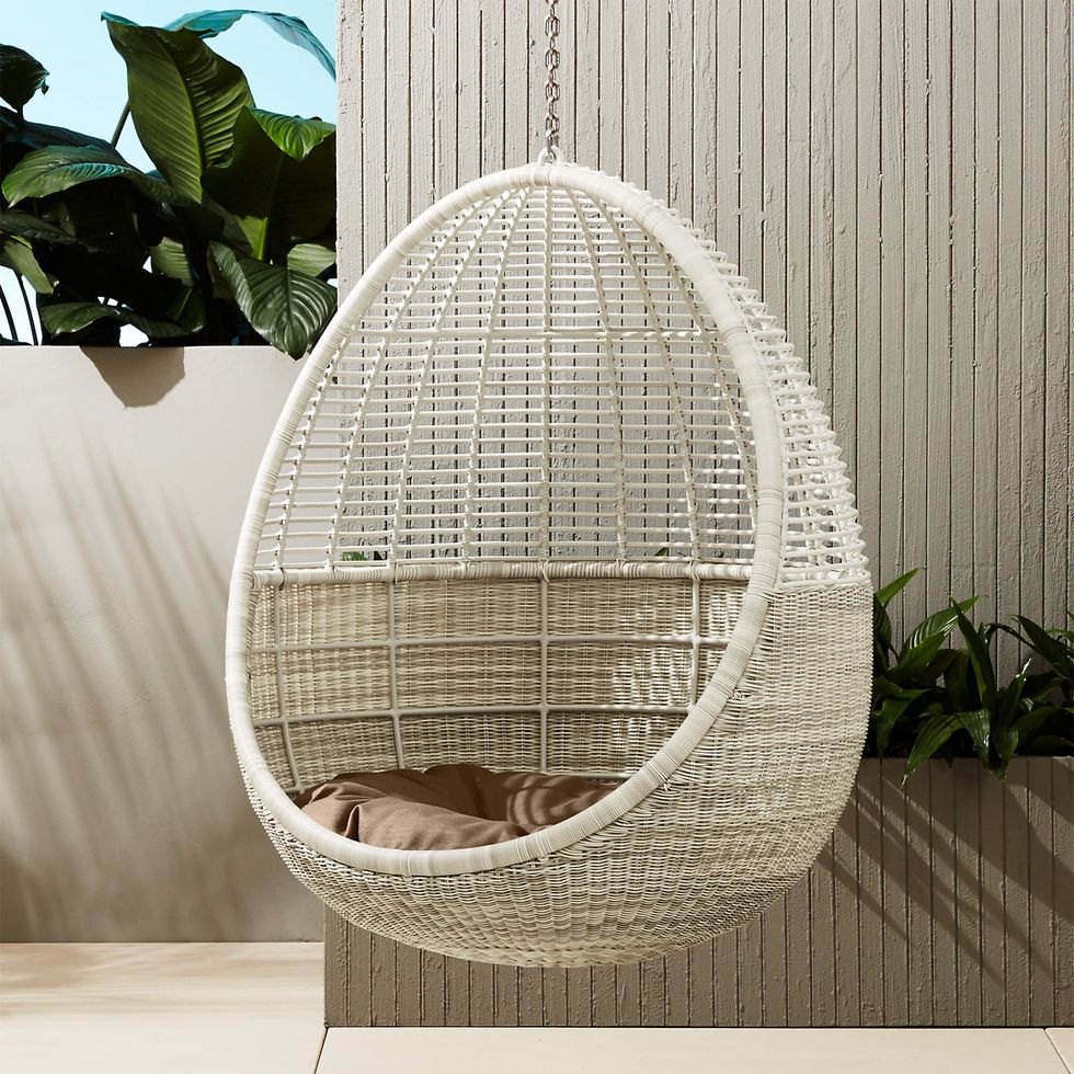 Pod Hanging Outdoor Chair with Cushion