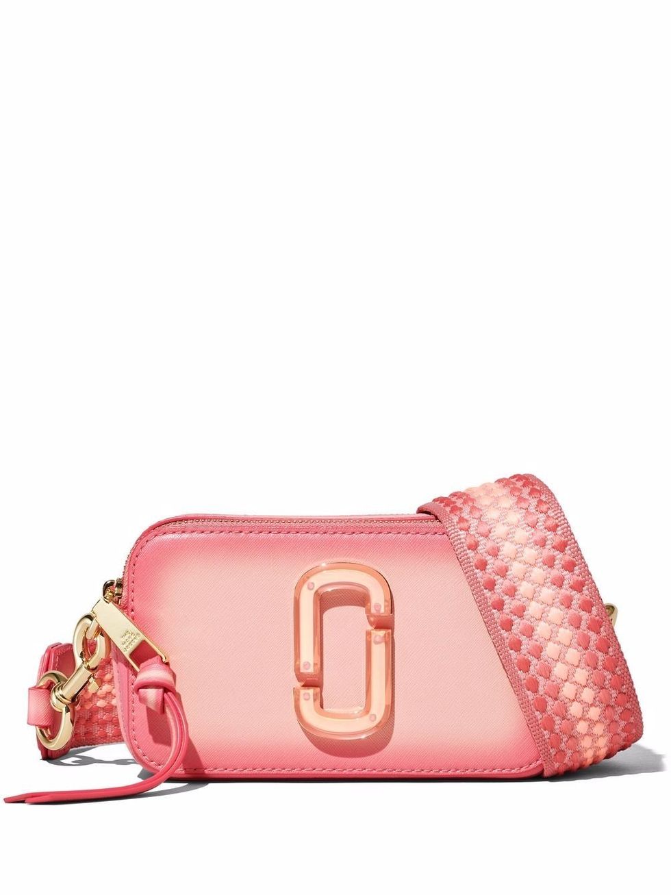春季粉紅包包推薦：Marc Jacobs粉紅色相機包