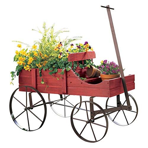 Wagon Decorative Garden Backyard Planter