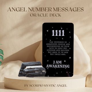 Angel Number Message & Affirmation Oracle Deck