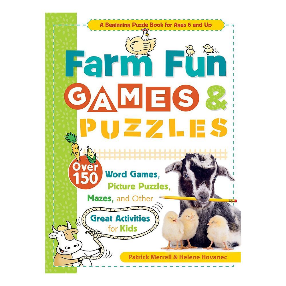 ‘Farm Fun Games and Puzzles’ by Patrick Merrell and Helene Hovanec